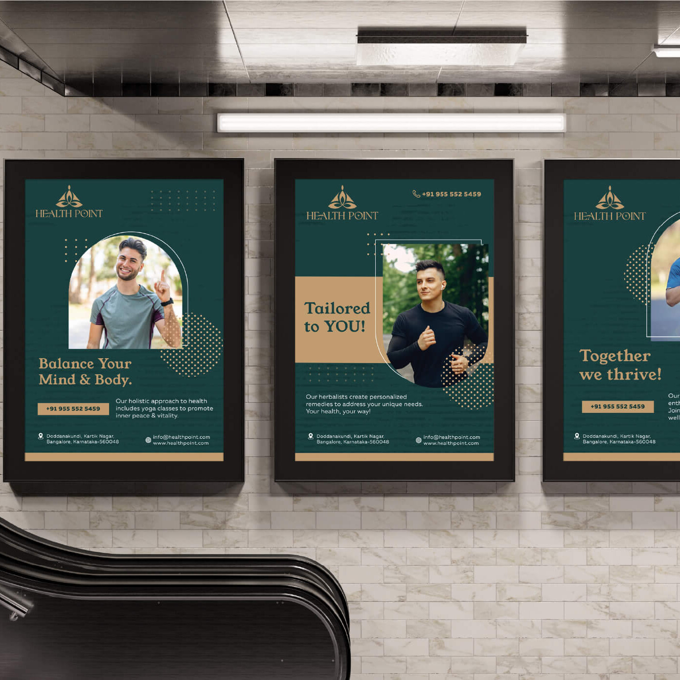 poster design in Hyderabad for gym and fitness brand