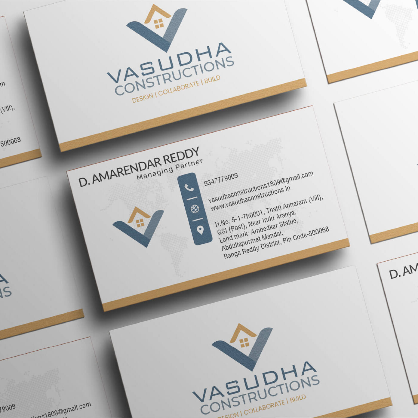 business card design and print in Hyderabad by IM Creative