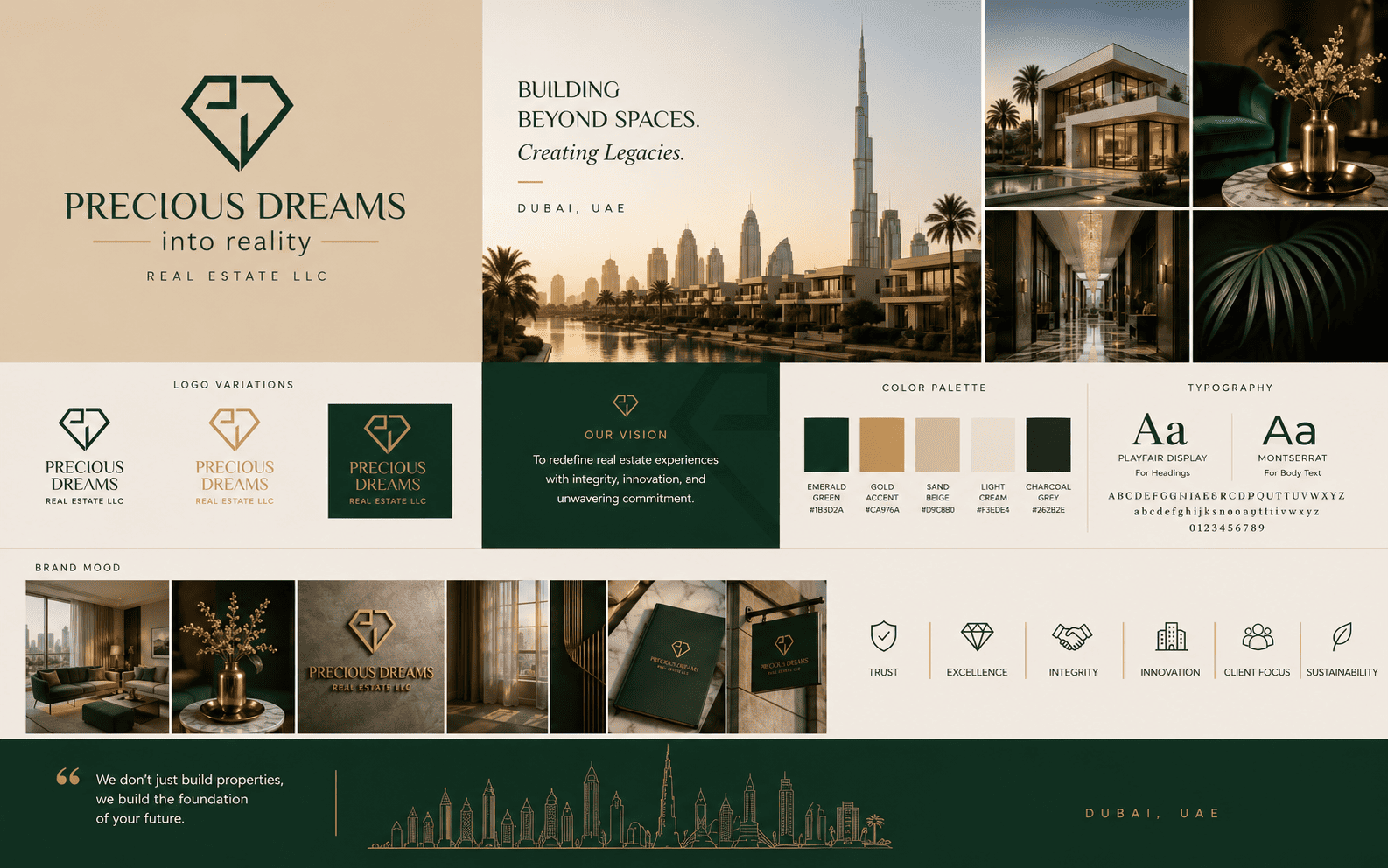 realestate Logo design branding - IM Creative